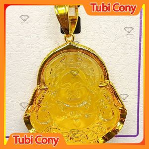 Mặt Dây Chuyền Di Lạc Vàng Vui Vẻ Tubi Cony M1312-115-KT - Mang đi chơi đi tiệc rất đẹp - Chạm Khắc Tinh Xảo