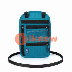I know ravel Neck Pouch RFID Passport Holder with Adjustable Neck Strap Waterproof Neck Wallet for Men & Women to Keep Cash Credit Cards and Documents Safe
