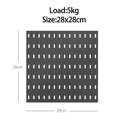 Pegboard Multi-purpose Nail with Plastic Home Organization Storage Wall Shelf Wall Decor Board Accessories