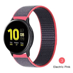 20Mm 22Mm Smart watch Nylon Strap For Samsung Galaxy Watch 5/4 40mm 44mm Active 2 42mm 46mm Gear S3 Frontier Bracelet HUAWEI GT 2 2e GT3 Pro Band