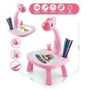 MEJA PROYEKTOR GAMBAR ANAK JERAPAH GIRAFFE PROJEKTOR TABLE