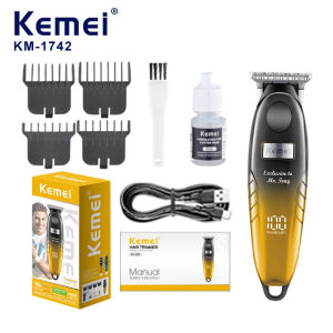 Kemei KM-1742 Digital Display Hair Clipper With Lithium Battery 600mAh And 6500Rpm For Home Use