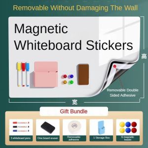 Removable Magnetic WhiteBoard Stickers Office Writing Board Childrens Teaching Graffiti Drawing Board