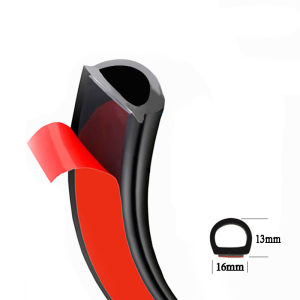4 meters B/D type door sealing strip car rubber sound insulation Sealing Noise Protector Strip car accessories
