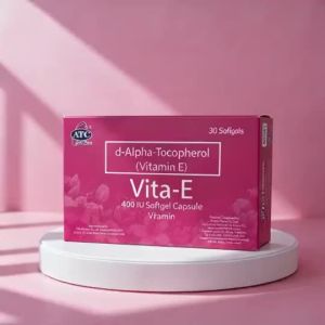 ATC Vita-E With 400iu D-ALPHA 30s Softgel FDA Approved Anti-Aging Antioxidant Skin & Eye Health