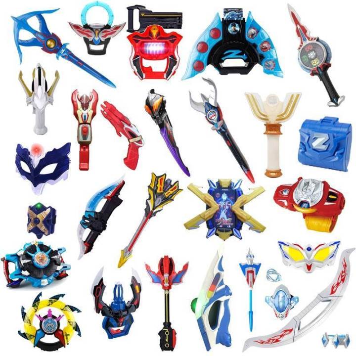 Ultraman toys Children GIFT kids Toy Ultraman's All Weapons Jade Sublimator Kids Toys Transformer Combination Set Weapons Transformer Boys