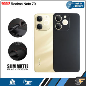 Case Slim Black Matte Premium Realme Note 70 Note 60