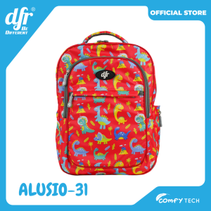 DFR TAS ANAK SEKOLAH BACKPACK MOTIF BERAGAM CEWEK COWOK ALUSIO 31