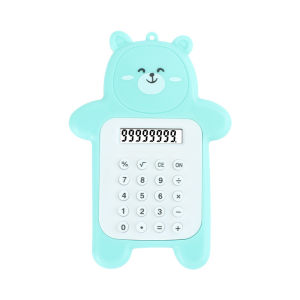 Kalkulator Mini Portable Calculator 8 Digit Tombol Karet Motif Bear Cute ATK004 - KMS