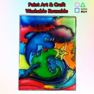 Paint Art & Craft washable reusable (kraf tangan cat warna air boleh dicuci dan diguna semula) 彩色和手工画画