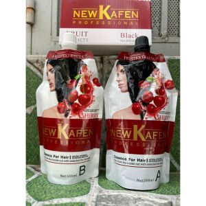 Nhuộm Tóc New Kafen Phủ Bạc Thảo Dược Không Dính Da Đầu 500ml*2