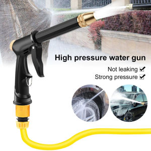 Bisa COD Portable Mesin Cuci Tekanan Tinggi Pembersih Rumah dan Mobil Taman Selang Penyiraman Nozzle Sprinkler Busa Pistol Air