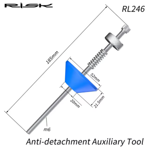 RISK Bicycle Threaded Center Axle Disassembly Tool Mountain Bike Road Bicycle Hollow Integrated Axle Wrench