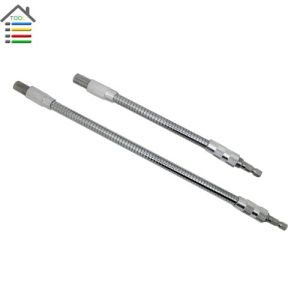 FLEXIBLE SHAFT 1/4 INCH 6.35 MM HEX EXTENTION SAMBUNGAN TAMBAHAN UNTUK BOR 300 MM STAINLESS
