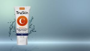 TruSkin Vitamin C Night Cream - Brightening Overnight Face Moisturizer with Vitamin B5 Aloe MSM & Cocoa Butter - Hydrating Vitamin C Face Cream for Smoother Firmer-Looking Skin 2 fl oz