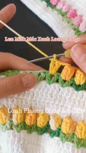 Len Milk Mác Xanh Màu Loang Sweet Dream Cuộn 100gr