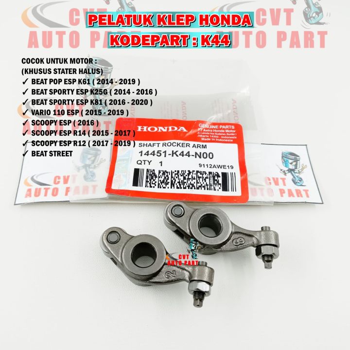Pelatuk Klep K44 Shaft Rocker Arm Honda Beat Pop Beat Sporty Beat ...
