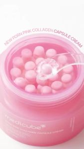 [Reday stock]Medicube PDRN Pink Capsule Cream 55g / Whitening Toning Cream + Free gift  1 sheet Medicube PDRN Vita Coating Mask