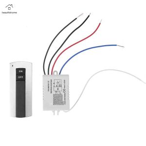 1 Channel ON/OFF 220V Digital Wireless Remote Control Switch for Light Lamp