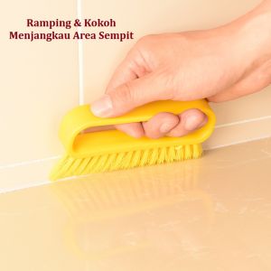 685 - Sikat Sudut Ruangan Lantai Kamar Mandi Sikat Pipih Pembersih Sela Pintu Jendela Rumah
