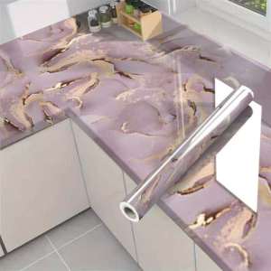 TY HOME kitchen Bathroom Self-adhesive Wall paper Waterproof Stickers Anti-oil Wrap •5meter by 40cm #05