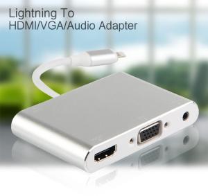 CÁP IPHONE IPAD RA HDMI +VGA +AUDIO