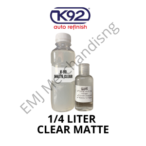 EMJ K92 2K Urethane K-111 Matte Clearcoat and K-433 Hardener 4:1 RFU