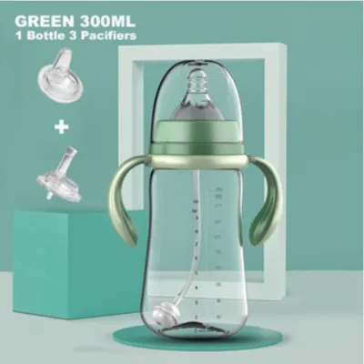 Bailey Baby Feeding Bottle Newborn Infant Natural Milk Bottle Three-Purpose Bottle Silicone Nipple Bpa Free Food Grade Bottle
