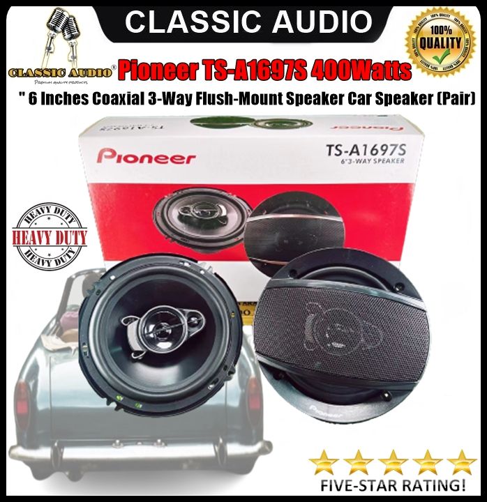 Pioneer car speakers 1000 best sale watt price