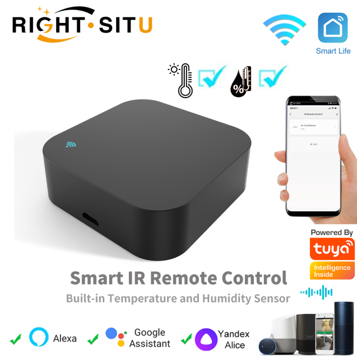 Tuya Smart IR Remote Control Built-in Temperature and Humidity Sensor ...