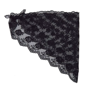 Stylish Lace Headscarf Flower Bandana Head and Neck Wrap for Women with Flower Designs for Everyday Wear