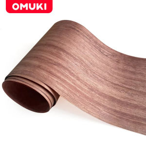 [Pneumatic]OMUKI Natural Rosewood Straight Grain Wood Veneer Sheet Handmade DIY Furniture Woodworking Decoration 25*180cm