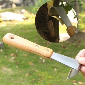Multi-purpose scraping bark special k-nife tree manganese steel grafting k-nife bark s-craper