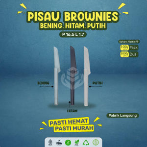 Pisau Kue Brownies Brownis Bolu Roti Kue Panjang Pisau Kue Tart (100 pcs)