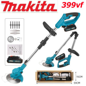 Makita เครื่องตัดหญ้าไร้สาย เครื่องตัดหญ้าแบตเตอรี่ เครื่องตัดหญ้าราคาถูก รถตัดหญ้าไฟฟ้า 199V แถมแบต Lithuim-Ion 2 ก้อน