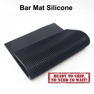 Bar Cafe Drain Pad Water Filter Square Bar Mat Silicone Soft Pad Soft Bar Water Coaster Water Filter Mat
