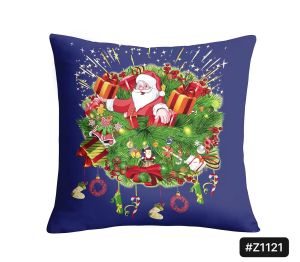 【Free Shipping】 NEW Merry Christmas Throw Pillow Case Cushion Cover Sofa Cover 18 X 18 Inches Sleep Pillow Family Decoration For Sofa Bedding Cushion Cover Home Decor Good Quantity Canadian Cotton Cod