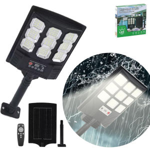 Solar light LED Large street lights outdoor waterproof Automatic Sensor Flood light 6000mAh + Remote
