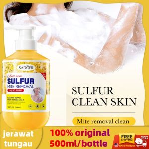 Anti Mite Itching Shower 500ml Acne body wash  sabun jerawat badan hilang jerawat  Whitening Shower Gel Itchy Antibacterial body wash Remove Mites Whitening防螨止痒祛痘沐浴露