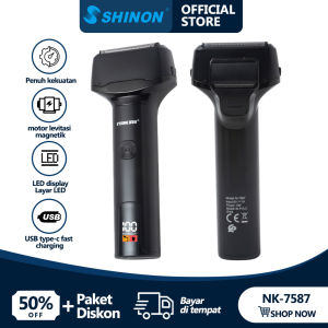 NIKAI N-7587 Shaver Trimmer Portable Mesin Potong Kumis Jenggot Rambut Alat Cukur Rambut Kepala