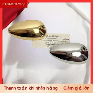 CS Hình Học Kim Loại Bóng Vỏ Trứng Trâm Đối Với Phụ Nữ Độc Đáo Tinh Tế Phù Hợp Với Corsage Pins Đảng Trang Sức Phụ Kiện Thời Trang