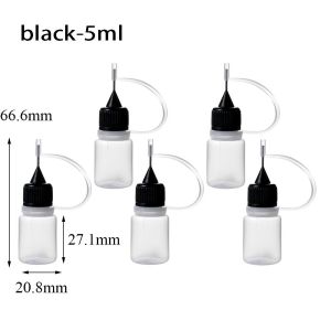 YESMILE 5pcs Reuse DIY Plastic Scrapbooking Glue Applicator Bottle Paper Quilling