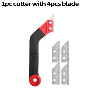 10Pcs Tile Grout Removal Tool Angled-Design Grout Hand Saw with Diamond Surface Blades Mortar Cleaning Wallpaper Paint Scraper