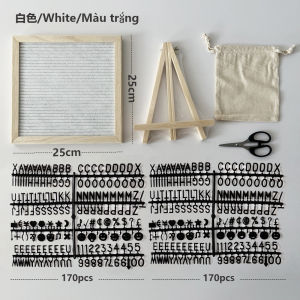 SG Specool® Wooden Felt DIY Message Board Set Home Decor baby 100day Photoshoot Props Memo Board