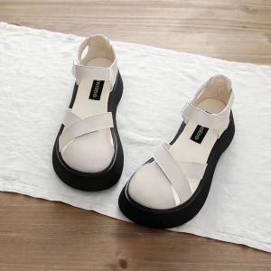 [Free Shipping] Stylish And Versatile Women’S Sandals Lightweight With Thick Soles Height-Enhancing Casual Perfect For Summer Wear Roman-Style Women’S Shoes.