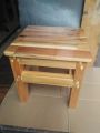 Ghế đôn bằng gỗ thông  vuông 30 cm. 