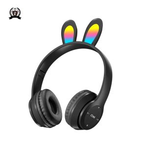 IC P47R CAT EARS HEADSET headphone Hf bando telinga kucing LED BANDO BLUETOOTH wireles GAME HEADSET G-P47R LED wireles super bass