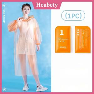 Heabety  Xách Tay Dày Áo Mưa Du Lịch Ngoài Trời Áo Mưa Không Thấm Nước Phụ Nữ Và Nam Giới Dùng Một Lần Cắm Trại Mưa Bìa Du Lịch Nguồn Cung Cấp