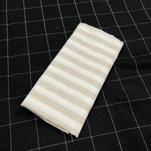 Kain Eceran / Meteran Kain Motif Salur 1cm Lebar 150cm Bahan Yarnyed