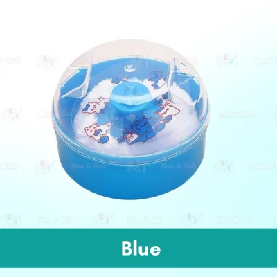 Portable Baby BPA Free | Powder Puff Sponge Container Case Box Baby Useful Supply Talcum Powder Puff